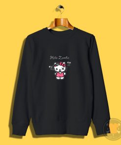 Hello Kitty Parody Hello Zombie Sweatshirt