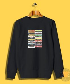 Hip Hop Casette Collection Retro Sweatshirt