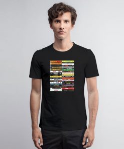 Hip Hop Casette Collection Retro T Shirt