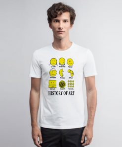 History of Art Smiley Face T Shirt