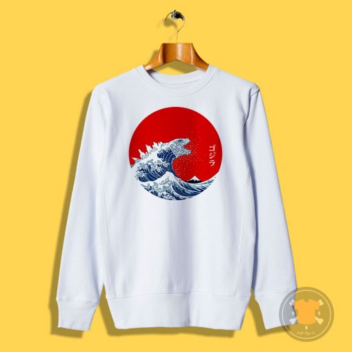 Hokusai Gojira Sweatshirt