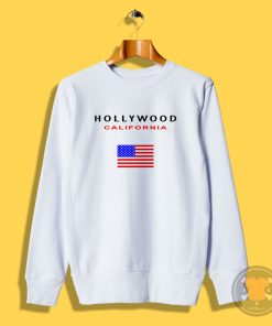 Hollywood California Flag Sweatshirt