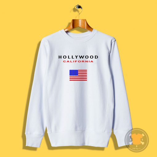 Hollywood California Flag Sweatshirt