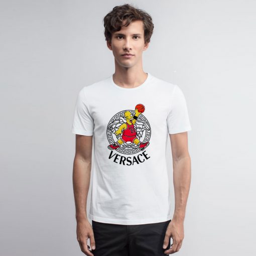 Homer Jordan Versace T Shirt