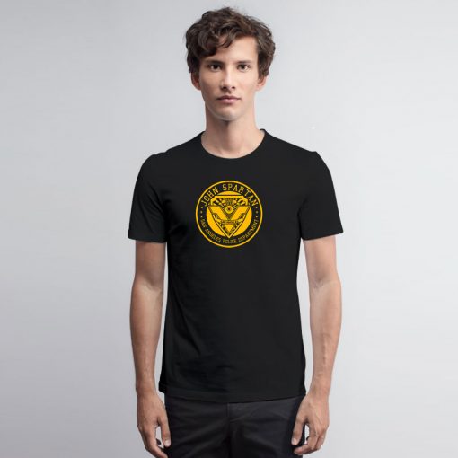 J. Spartan Police Badge T Shirt