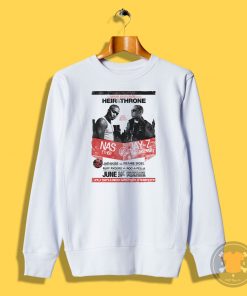 Jay Z vs Nas Heir to the Throne Sweatshirt