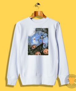 John Skellington landscape Sweatshirt