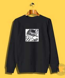 Junji Ito Cat Diary Anime Horror Sweatshirt