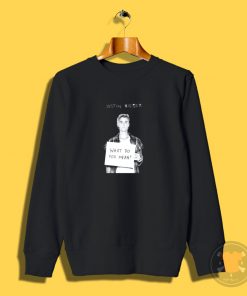 Justin Bieber What Do You Mean Sweatshirt