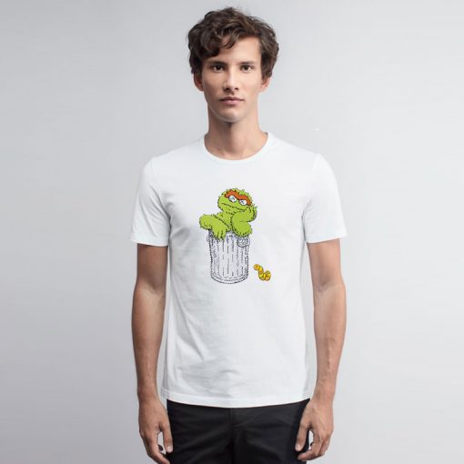 KAWS x Uniqlo x Sesame Street Oscar The Grouch T Shirt