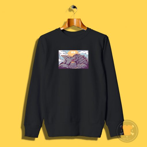 Kaiju Kiss Godzilla Sweatshirt