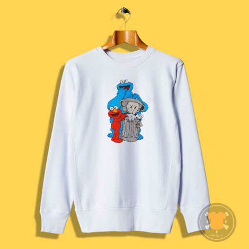 Kaws X Sesame Street Collab Sweatshirt