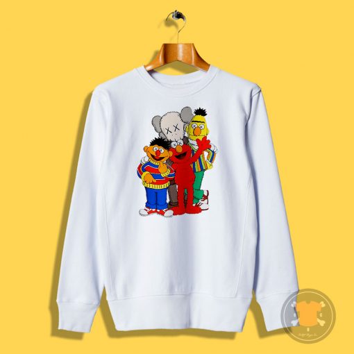 Kaws X Sesame Street Family Collab Sweatshirt