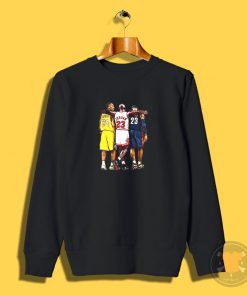 Kobe Bryant GOAT Hoodie x Michael Jordan x Lebron James Sweatshirt