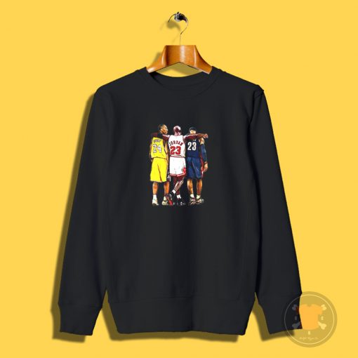 Kobe Bryant GOAT Hoodie x Michael Jordan x Lebron James Sweatshirt