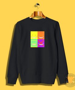 Koro Sensei faces Sweatshirt