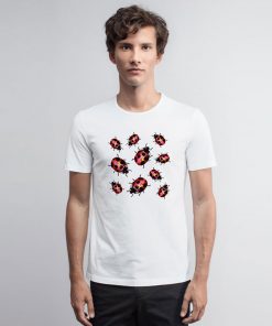 Ladybugs Pattern T Shirt