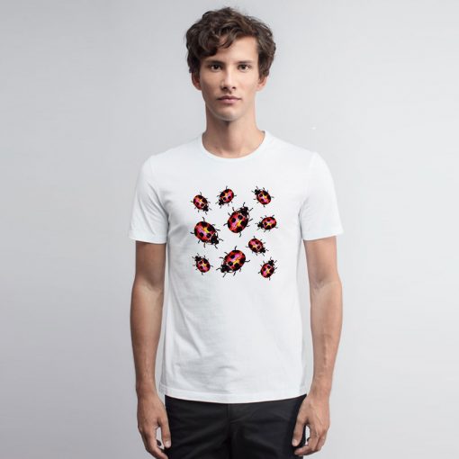 Ladybugs Pattern T Shirt