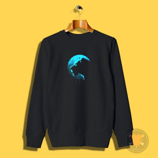 Lion Blue circle Sweatshirt