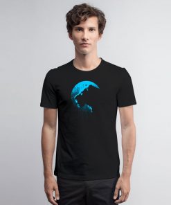 Lion Blue circle T Shirt