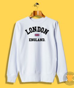 London England Flag Sweatshirt