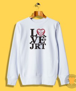 Love Jack Russell terrier Sweatshirt