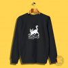 Magic Cat On Skulls Sweatshirt