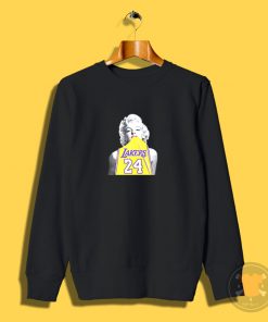 Marilyn Monroe Lakers 24 Kobe Bryant Hoodie Sweatshirt