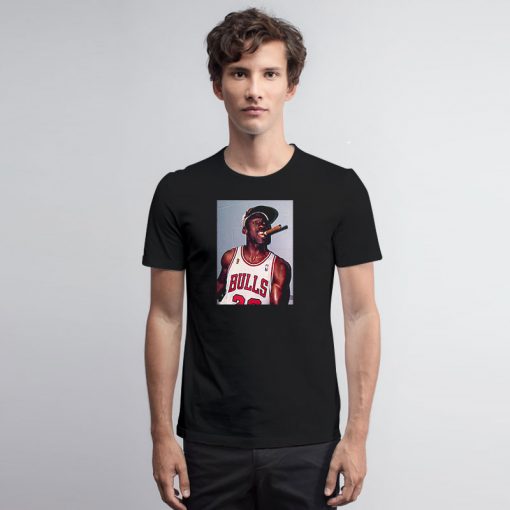 Michael Jordan Cigar Smoke Champions T Shirt