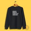 Monster List Sweatshirt