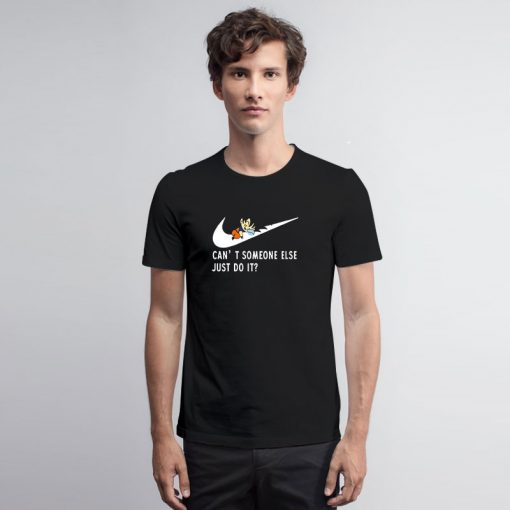 Nike Just Do It Goku Sleeping T Shirt