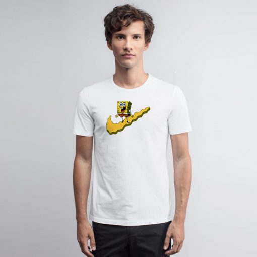 Nike x Spongebob Collab Parody T Shirt