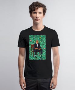 Obama Portraits Blend Paint T Shirt