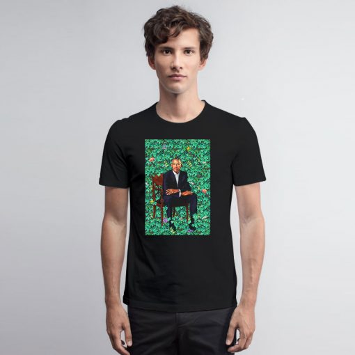 Obama Portraits Blend Paint T Shirt