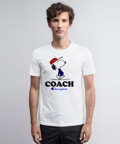 Peanuts Snoopy Coach Champion T Shirt