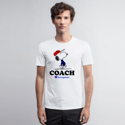 Peanuts Snoopy Coach Champion T Shirt