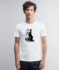 Persian Angry Cat Shadow T Shirt