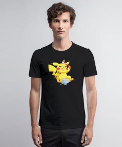 Pikachu Eating Ramen T Shirt