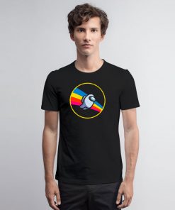 Retro Space Flying T Shirt