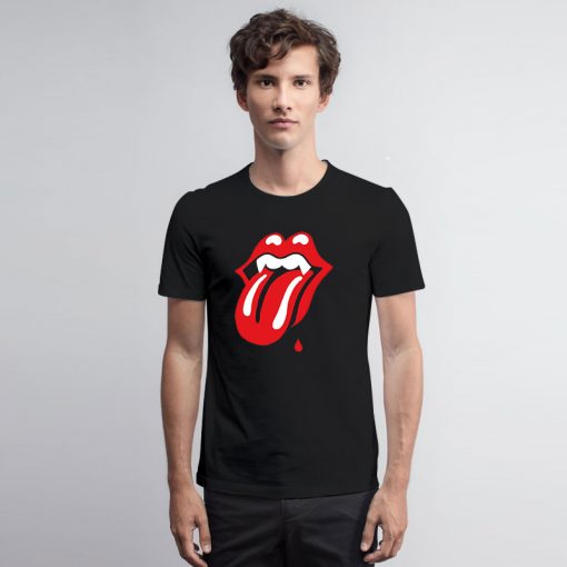 Rolling Stones Vampire Logo T Shirt