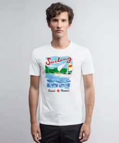 Sailing Na Pali Hawaii T Shirt