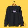 Selena font purple Sweatshirt