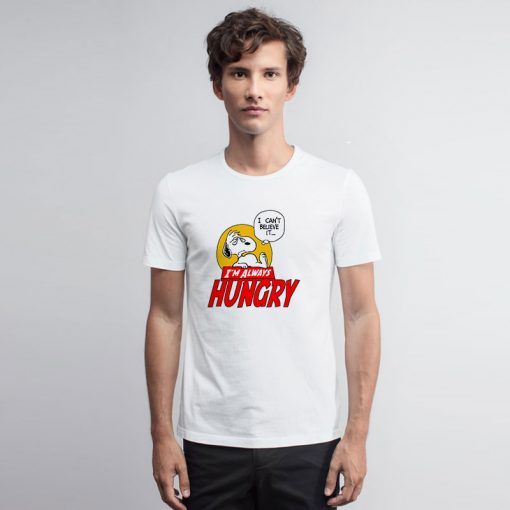 Snoopy Fell So Hungry T Shirt