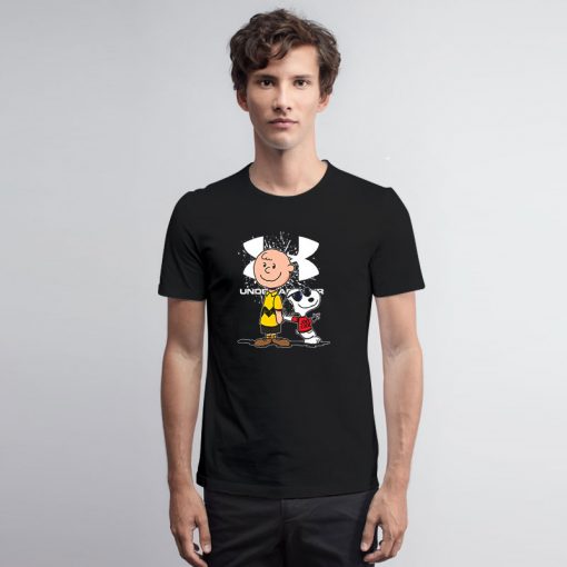 Snoopy Peanuts Under Armour Logo T Shirt