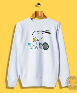 Snoopy Play Tennis Sweatshirt