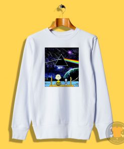 Snoopy and Charlie Brown Pink Floyd Sweatshirt