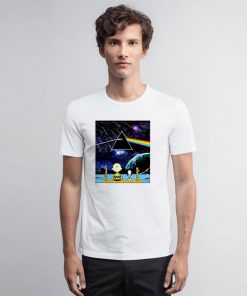 Snoopy and Charlie Brown Pink Floyd T Shirt