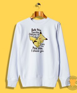 Soft Pikachu Sweatshirt