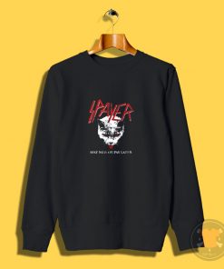 Spayer Funny Vintage Style Slayer Parody Cat Sweatshirt