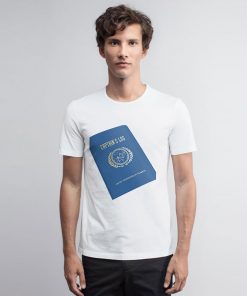 Star Trek Captains Log Pocket Notebook T Shirt